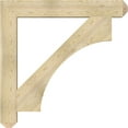 thumbnail image 3 of Ekena Millwork 6"W x 46"D x 46"H Westlake Craftsman Rough Sawn Bracket, Douglas Fir, 3 of 4