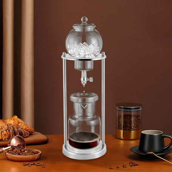 BD-6 Iced Coffee Dripper Coffee Maker Cold Brew Drip Tower 600ml For 6-8 People