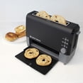 thumbnail image 2 of West Bend 77224 Toaster, Ranuras Anchas, Exterior Frío Al Tacto y Bandeja Recogemigas Extraíble, 2 Rebanadas, Color Negro, Nuevo, 2 of 5