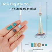 CN Tower Building Blocks Set, 400 PCS Famous Architecture Model Building Kits, Collection CN Tower Model Blocks