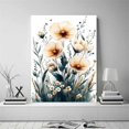 thumbnail image 2 of Mudket Framed,Canvas Wall Art,Ready to Hang,Grass Floral Canvas Print,Farmhouse Botanical Wall Decor,Flower Wall Pictures,for Kitchen Bedroom Living Room Office Decor - 12"L x 8"W, 2 of 10