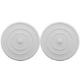 thumbnail image 1 of 2pcs Tub Stopper Large Rubber Sink Drain Stopper Flat Round Bathtub Drain Cover Hair Catcher Bathtub Plug for Kitchen Bathroom, 1 of 4