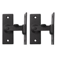 thumbnail image 2 of Door Lock Latches Metal Latch Barn Gate Hasp Bolt Security Black Locks Window Steel Cabinet, 2 of 7