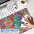 thumbnail image 4 of Long Mouse Pads for Desk,Pioneer Flower Floral Print Pattern Desk Mats on Top Of Desks, Desk Mouse Pad Extra Large with 3mm Non-Slip Base and Stitched Edge for Gaming,Office,Work,Home 31.5"x15.7", 4 of 6