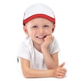 thumbnail image 6 of DALIX Youth Mesh Trucker Cap Adjustable Hat in Red White, 6 of 7
