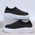 thumbnail image 4 of Zapatos de color sólido con suela gruesa para mujer, zapatos deportivos casuales transpirables de malla Wmkox8yii ytu3421, 4 of 6
