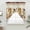 Off White, variant on Vintage Floral Swag Curtains for Kitchen/Bedroom/Living Room, Elegant Pastoral Botanical Retro Art Scalloped Curtains 63 Inch Long, Window Swag Topper Curtains Valances 2 Panels Set 36"x63"