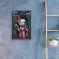 thumbnail image 4 of Epic Art 'Bones And Butterflies' by Abril Andrade, Acrylic Glass Wall Art, 16"x24", 4 of 8