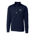 thumbnail image 2 of Men's Cutter & Buck Navy Old Dominion Monarchs Traverse Stretch Quarter Zip-Pullover Top, 2 of 3
