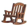 thumbnail image 1 of Chair Dollhouse Rocking Chair 1:12 Scale Composite Wood High Simulation Miniature Rocking Chair for 1:12 Dollhouse, 1 of 7