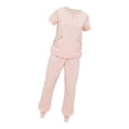 thumbnail image 1 of Conjunto de uniformes exfoliantes, pantalones de enfermera de manga corta, trajes de trabajo de enfermería cómodos para el cuidado de mascotas, , M M Yinane Uniforme de enfermera, 1 of 8