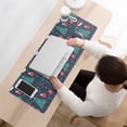 thumbnail image 3 of Long Mouse Pads for Desk,Dark Blue Christmas Pattern Desk Mats on Top Of Desks, Desk Mouse Pad Extra Large with 3mm Non-Slip Base and Stitched Edge for Gaming,Office,Work,Home 31.5x11.8in, 3 of 5