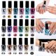 thumbnail image 1 of Esmalte de uñas metálico brillante - Kit completo con 17 colores, base y top coat (19 piezas) para un acabado profesional duradero, 1 of 7