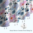 thumbnail image 6 of Pioneer Flower Floral Print Pattern Shower Curtain 36"x72" ,Bathroom Decorative Shower Curtains Set with 12 Hooks,Modern Waterproof Washable Shower Curtain, 6 of 6