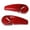 Red, variant on AOOOWER Bicycle Bar End Handlebar Parts Non Slip Aluminum Alloy MTB Mountain Bike Supply