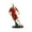 A(Red), variant on Decorr 6.5" Soccer Player Resin Sculpture, Mini Soccer Sports Memorabilia Sculpture, Abstract Sports Figurine for Desk Decor, Soccer Fan Collection & Memorial Gifts