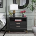 thumbnail image 1 of CosmoLiving by Cosmopolitan Westerleigh Wide Nightstand, White, 1 of 8