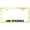 Gold, variant on Ford License Plate Frame - Laser Etched Cut-Out Frame - Stainless Steel