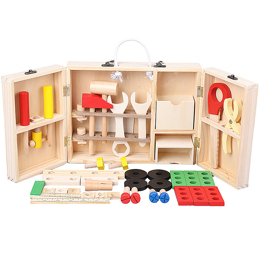 Years Details about   Children’s Tool Kit Box Case Kids DIY Educational Pretend Role Play Set 3 