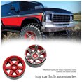 thumbnail image 4 of RC Wheels Crawler Cars Accesorios Control remoto Herramientas de coche Motores de juguete Suministros Reemplazo para SCX10 90027 90028 90034 90044 Rojo 4 Pack Inevent FN000803-01, 4 of 7