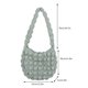 thumbnail image 4 of Bolso nube para mujer Bolso bandolera informal de nailon acolchado de gran capacidad (gris), 4 of 8