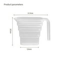 thumbnail image 3 of Food Grade Transparent Graduated Baking Measuring Cup With Handle And Shaped Spout 250 ml, 3 of 9