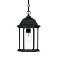 thumbnail image 1 of Acclaim 5186BK Madison Collection 1-Light Outdoor Light Fixture Hanging Lantern, Matte Black, 1 of 3