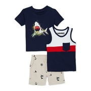 Tony Hawk Toddler Boy 3Pc Outfit Sets, Sizes 2T-4T