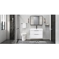 thumbnail image 6 of Eclife 30" Modern Wall Mount Bathroom Vanity  Set with Integrated Sink Top, Faucet, Floating Cabinet, 6 of 10