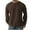 Brown Jacket for Men, variant on hopeusnice Men's Solid Color Long Sleeve Crew Neck Sweatshirt Basic Ribbed Knitted Jumper Tops Beige M