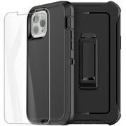 AICase for iPhone 13 Pro Case with Belt-Clip Holster, Screen Protector, Heavy Duty Protective Phone Case, Military