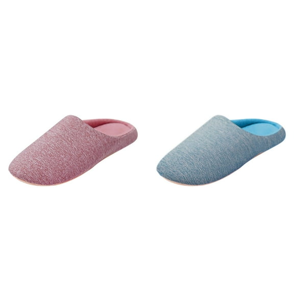 (2-Pack) Rinsvye House Shoes Toe Plus Womens Slippers Size 9 for Women Round for Foldable Slippers for Women Velvet Slippers Leopard Slippers Women Women's Slipper