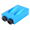 thumbnail image 3 of Pocket Hole Jig, Sturdy Rustproof Oblique Hole Locator Double Angled Prevent Breakage  for Woodworking, 3 of 8
