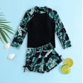 thumbnail image 2 of TAIAOJING Beach Long Sleeved Sun Screen Children's Swimwear For 3-5 Years, 2 of 9
