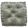 thumbnail image 2 of 24" Grey Silky Soft Velvet Throw Pillow, 2 of 4