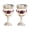 Purple flower, variant on Wine Glasses Retro Dinnerware Goblet Retro Rose Embossing European Spirit Vodka Wine Glasses Home Drinking Decoration
