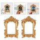 thumbnail image 2 of 2Pcs DIY Mini Resin Picture Frame Vintage Antique Photo Frame Jewelry Display Frame, 2 of 4