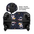 thumbnail image 3 of Bingfone Astronaut Surfing Luggage Cover Washable Suitcase Cover Protector Anti-scratch Suitcase cover Fits 18-32 Inch Luggage (No luggage included), 3 of 8