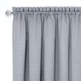 thumbnail image 2 of Panneau de Rideau de Fenêtre de Poche à Tige Darcy - 52x63 - Gris/blanc, 2 of 3