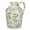 Light Green and White, variant on Blue Ceramic Vase 12.5 Inch Tall Decorative Home and Event Use