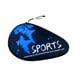 thumbnail image 2 of Funda para murciélagos de tenis de mesa, funda doble para tenis de mesa con bolsillo, capacidad para 2 paletas y 7 pelotas, 2 of 8
