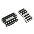 thumbnail image 1 of Accesorios Únicos 2 Pcs Almohadillas de Pedal Automático para Acelerador para Ford para Mustang Mach-E 2021-2025 Aleación de Aluminio Tono Plateado, 1 of 1