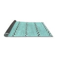 thumbnail image 2 of Ahgly Company Indoor Round Solid Light Blue Modern Area Rugs, 8' Round, 2 of 4