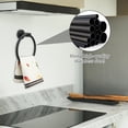 thumbnail image 3 of Dznils Wall Mount Towel Ring, Stainless Steel Towel Holder, Matte Black Finish, 3 of 9