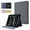 Blue, variant on Case for iPad Pro 11" 2024 M4 5th Geneartion A2836/A2837/A3006, Vintage Fabric PU Leather Folio Cover Soft TPU Inner Multiple Viewing Angles Stand with Pencil Holder Card Slot - Black