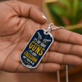 thumbnail image 5 of Freedom Dog Tag Necklace - Graphic Military Dog Tag Necklace (Optional Personalized Engraving), 5 of 5