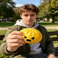 thumbnail image 4 of Halloween Ghost Dumpling Squishy Toy, Colorful Cute Bao Dumplings Squeeze Balls Stress Relief Sensory for Holiday Gift, 4 of 6