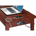 thumbnail image 3 of AFI 48" Solid Wood Shaker Design - Home Office, Laptop Computer Work Study Desk with Drawer and USB Charger in Walnut, 3 of 9