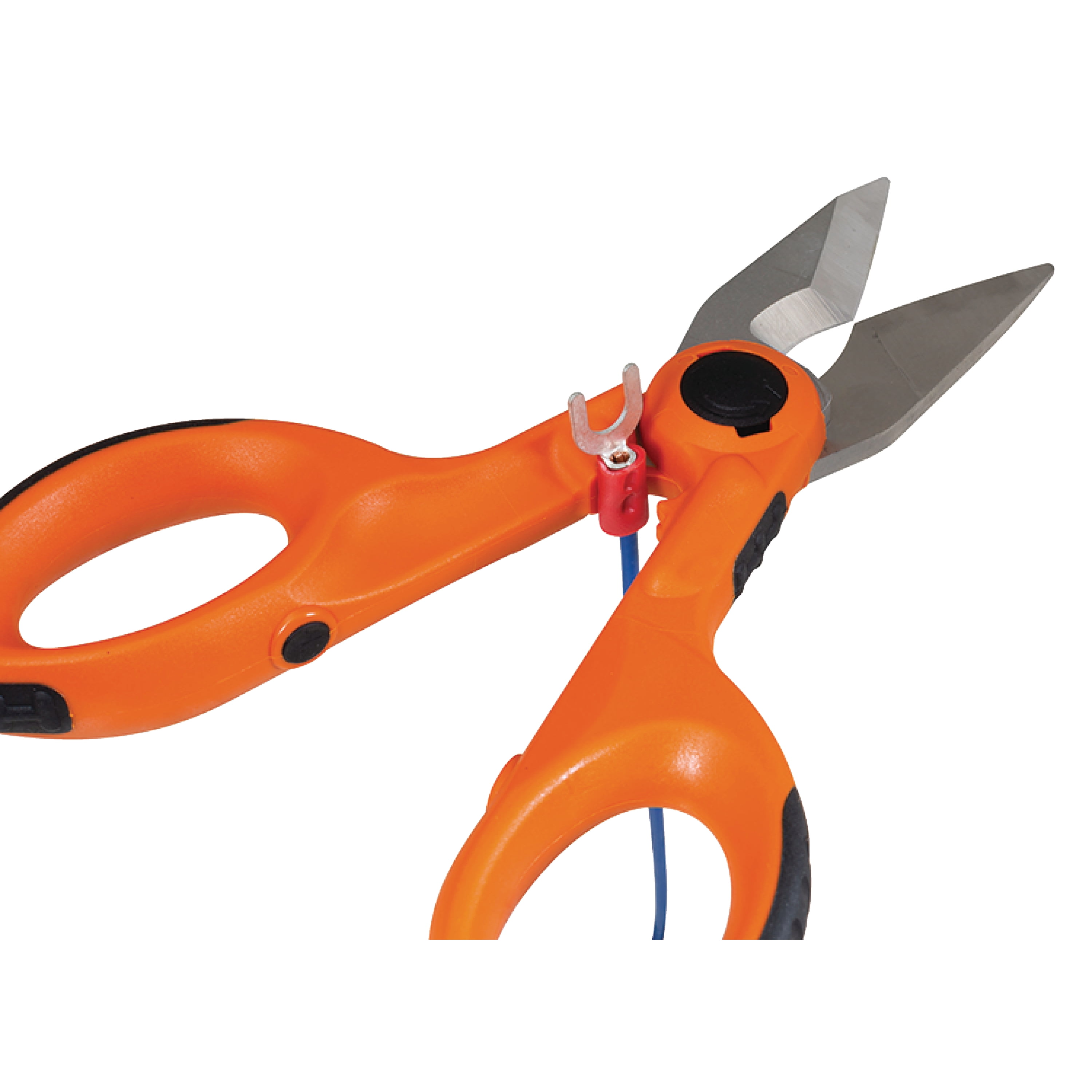Seachoice 61344 Heavy-Duty Wire Cutters with Safety Holster for Up to #6 AWG Wire