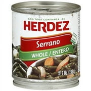 Peppers, Serrano, 7 Oz. (pack Of 24)